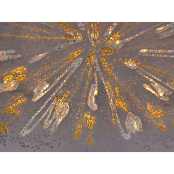 West Germany Mid-Century Modern Atomic Ceramic Platter - Picture 6 of 11